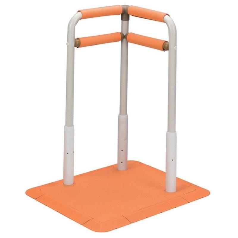 ふくよく床置式手すり 水回りにもってこい FKB-12-60-L サテライト(60491円)