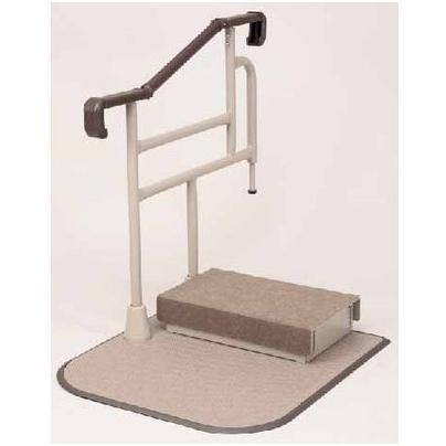 玄関用 自在手すり ツインディ 片手すり踏み台付 XPN-L80203