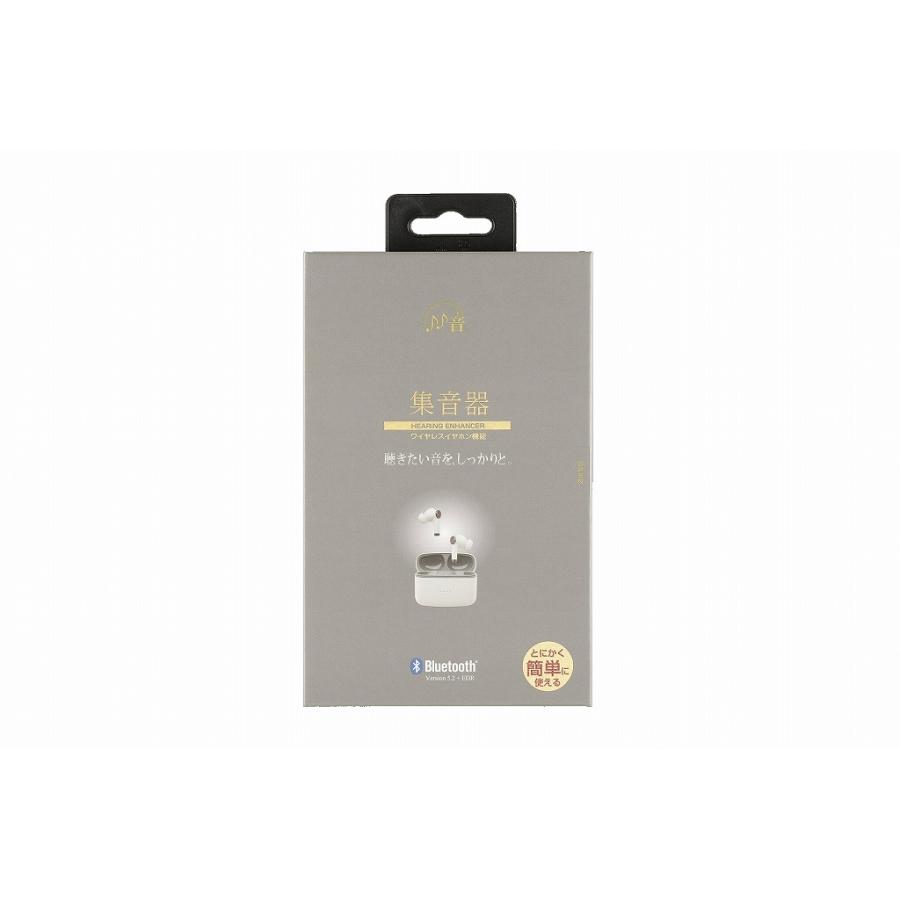 たのしいかいしゃ 集音器 Bluetooth イヤホン機能付集音器 ホワイト 白 たのしいかいしゃ Bluetoothイヤホン機能付 集音器 TA-HN | 介護用品