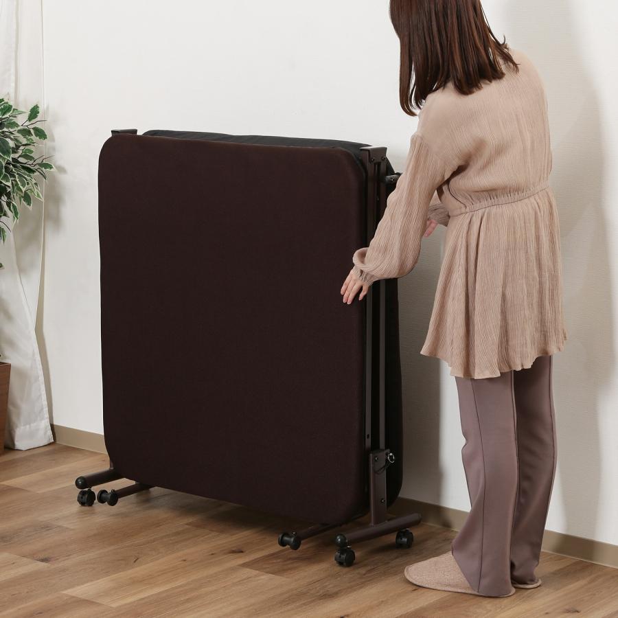 家具 折りたたみ 式 ベット ベッド ワンタッチベッド フリーロック42段 標準タイプ 不二貿易_5