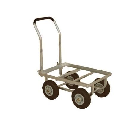 愛菜号 アルミ製台車 大きいコンテナ1個用 CH-530-25N ハラックス