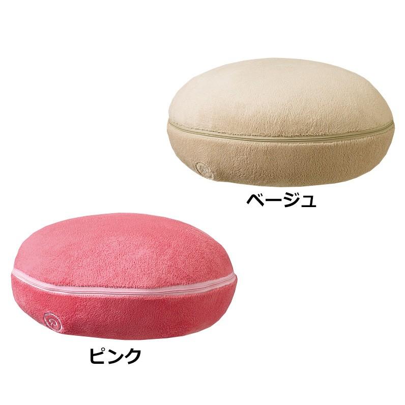 マッサージクッション　プチシフォン　ピンク/ベージュ　90070/69＜クロシオ＞