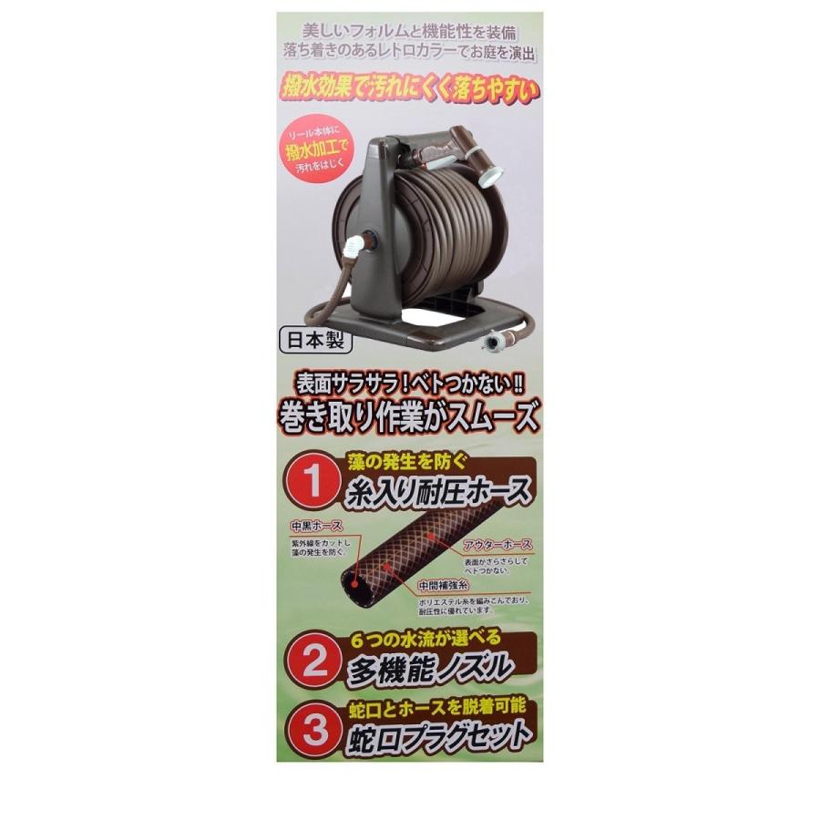 代引不可 アーバンブラウン 15mm 30ｍ巻 おしゃれなブラウンホースリール 三洋化成 O3008 介護用品専門店ミニロクメイト 通販 Yahoo ショッピング