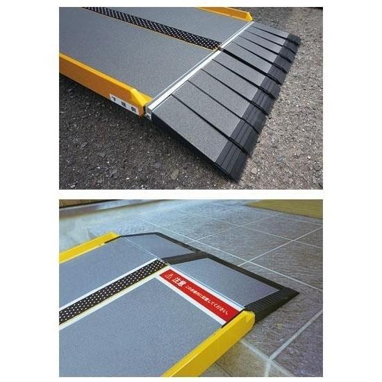 在庫あり】軽量 車いすスロープ 折りたたみ 玄関 階段 段差 後付け