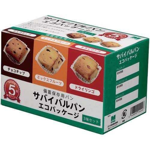 サバイバルパン エコパッケージ 3味セット 10個 ミドリ安全 O5737 介護用品専門店ミニロクメイト 通販 Yahoo ショッピング