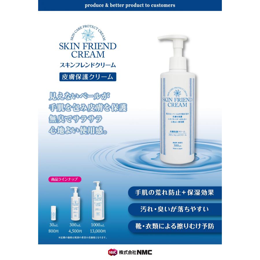 スキン クリーム スキンフレンドクリーム ポンプ付き 1000mL NMC