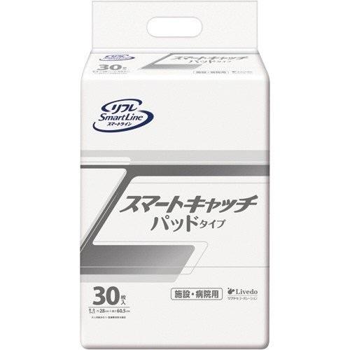 介護 パット 長時間 用 ケース販売 スマートキャッチ パッドタイプ 30枚×6袋 17804→18084 リヴドゥコーポレーション