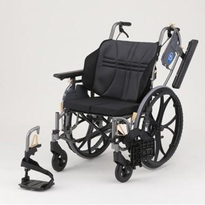 訳あり展示品 幸和製作所 ハンドブレーキ付 アルミ製 車いす B-30 車椅子
