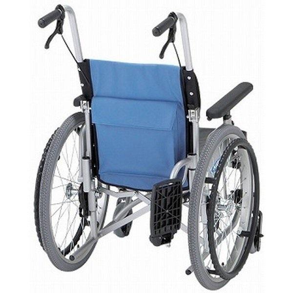 【推し】 足こぎ対応モジュラー車椅子 自走式 キックル 座幅40cm UR-6 ブルー 日進医療器 【QG1395314881】(49870円)