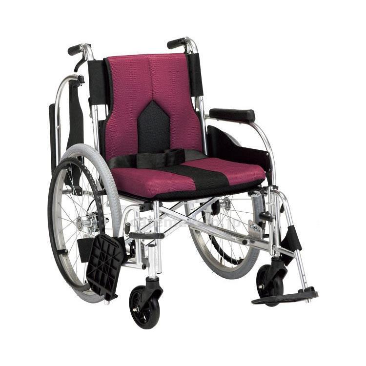 多機能自走用車いす カラーズ KC-2PU/パープル マキテック