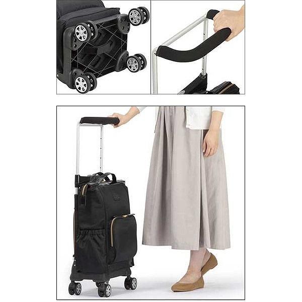 FENDI フェンディ ベカン ズッカ 黒レザー スーツケース 旅行バッグ