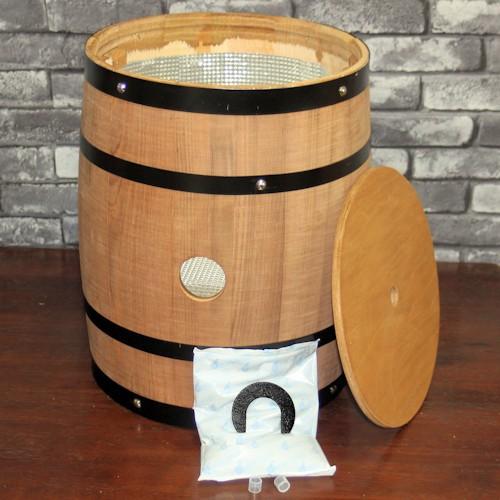 樽型サーバー（ボックスワイン用）タテ型穴1 : 天使のミニ樽