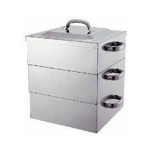PE18-8業務用角蒸器・45ｃｍ　3段