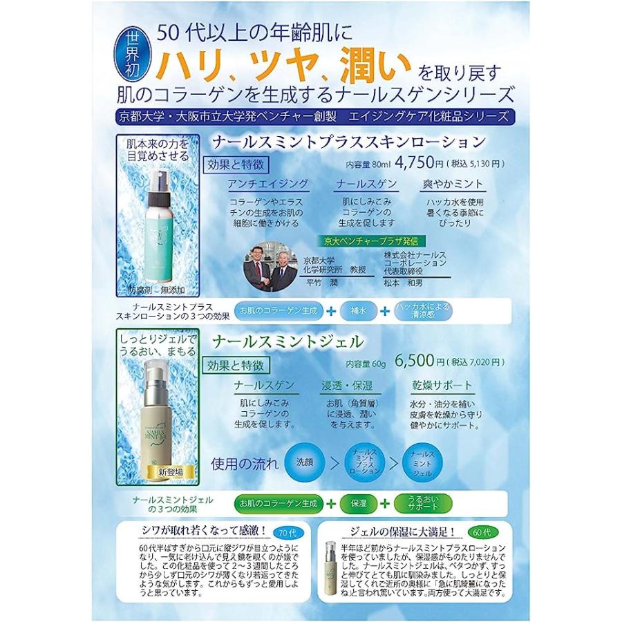 ナールスミントジェル 60g ナールスゲン配合 エイジングケア 保湿