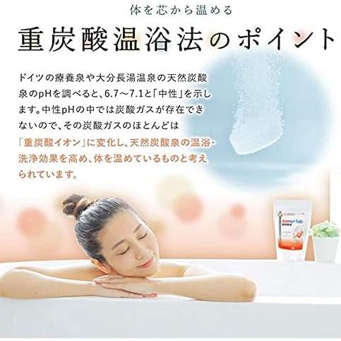 ホットアルバム炭酸泉タブレット 薬用 ホットタブ 重炭酸湯