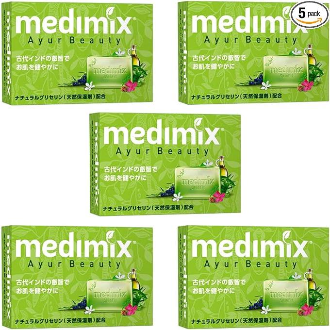 medimix 正規輸入品 メディミックス アロマソープ フレッシュグリーン 5個 125g | MEDIMIX