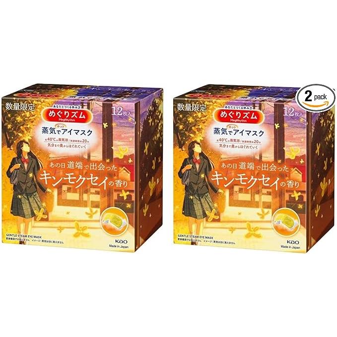 めぐりズム　蒸気でホットアイマスク12枚入り25箱セット Kao めぐりズム アイマスク 蒸気でホットアイマスク 使い捨て 12