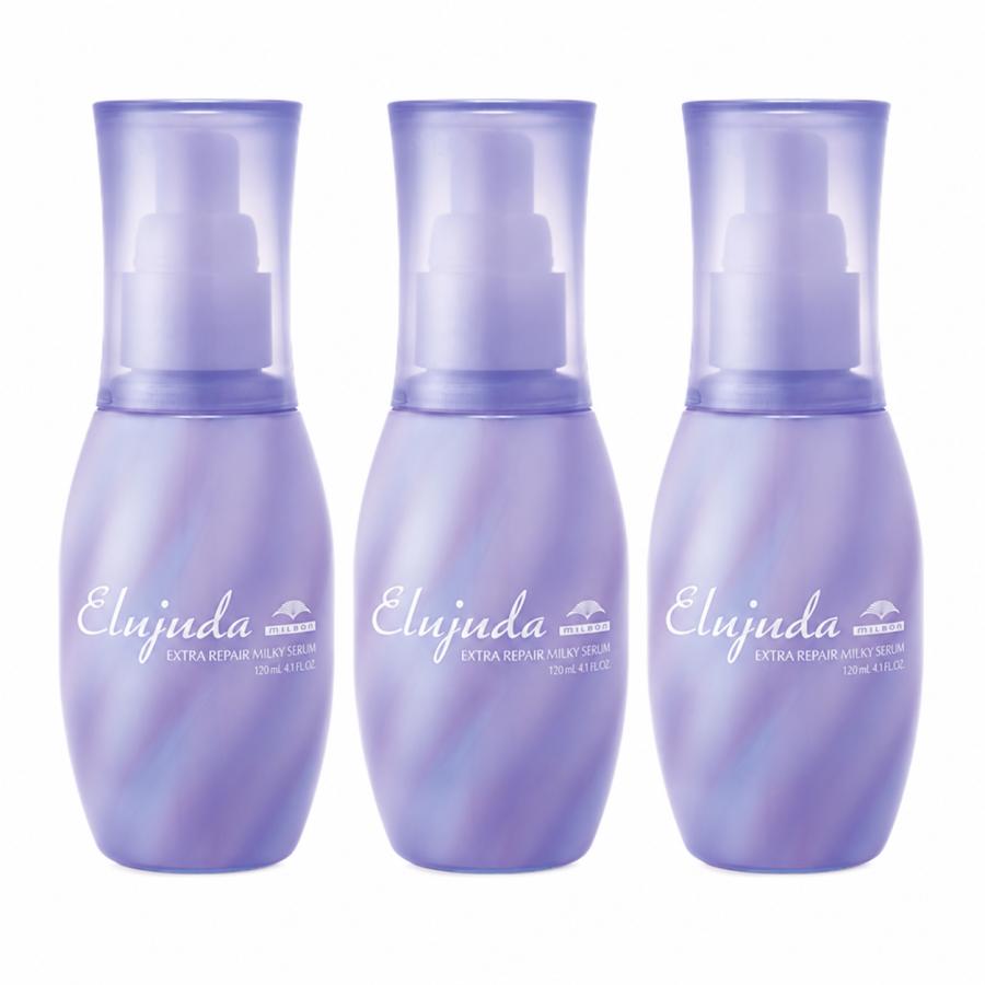 【3本】エルジューダ エクストラリペア ミルキーセラム 120ml 複数購入可 Elujuda（エルジューダ） 3本セット ミルボン エクストラリペア