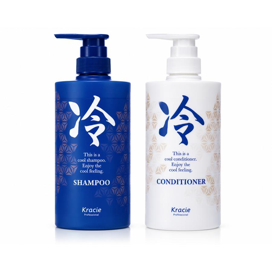 クラシエ 冷やしシャンプー 500ml ＆ コンディショナー 460g セット 冷感 冷却 クール メントール 暑さ対策 熱中症対策 スカルプ（Yahoo!・MINKYーSHOP）