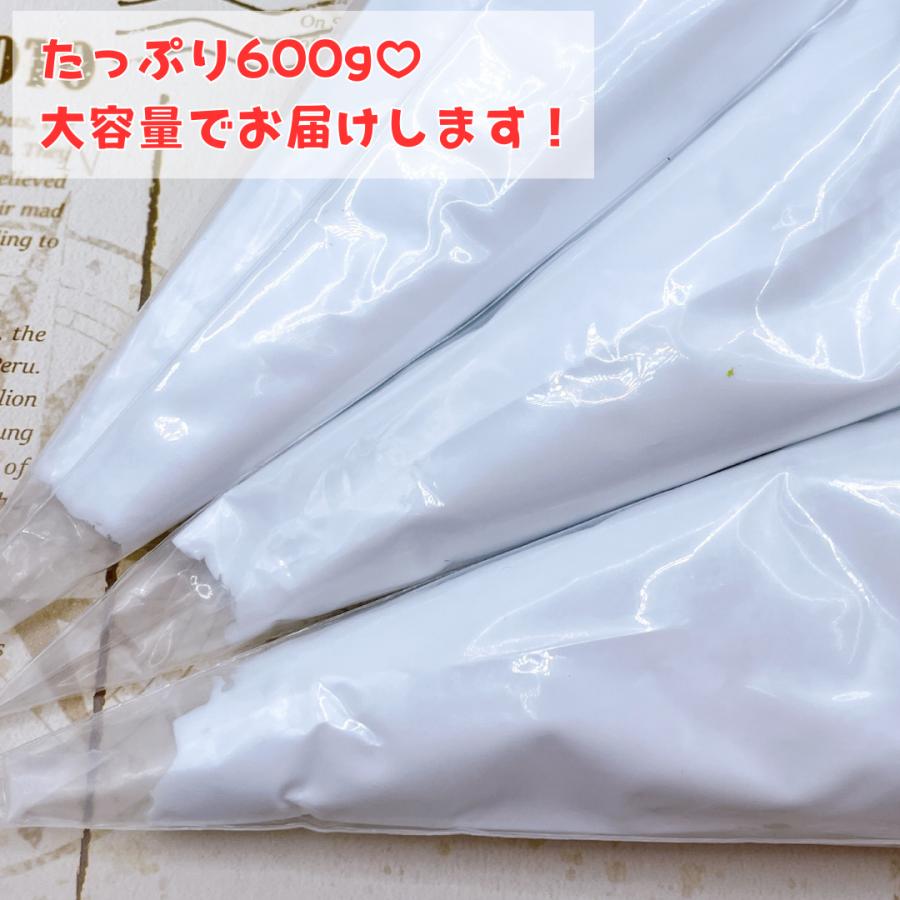 激安) ホイップクリームデコ 白 ホワイト 6本セット 600g 大