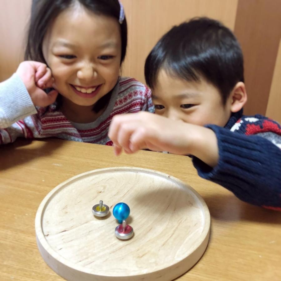 みんなの逆立ち独楽 F16 グッドトイ 科学おもちゃ こま 知育おもちゃ 保障 精密コマ