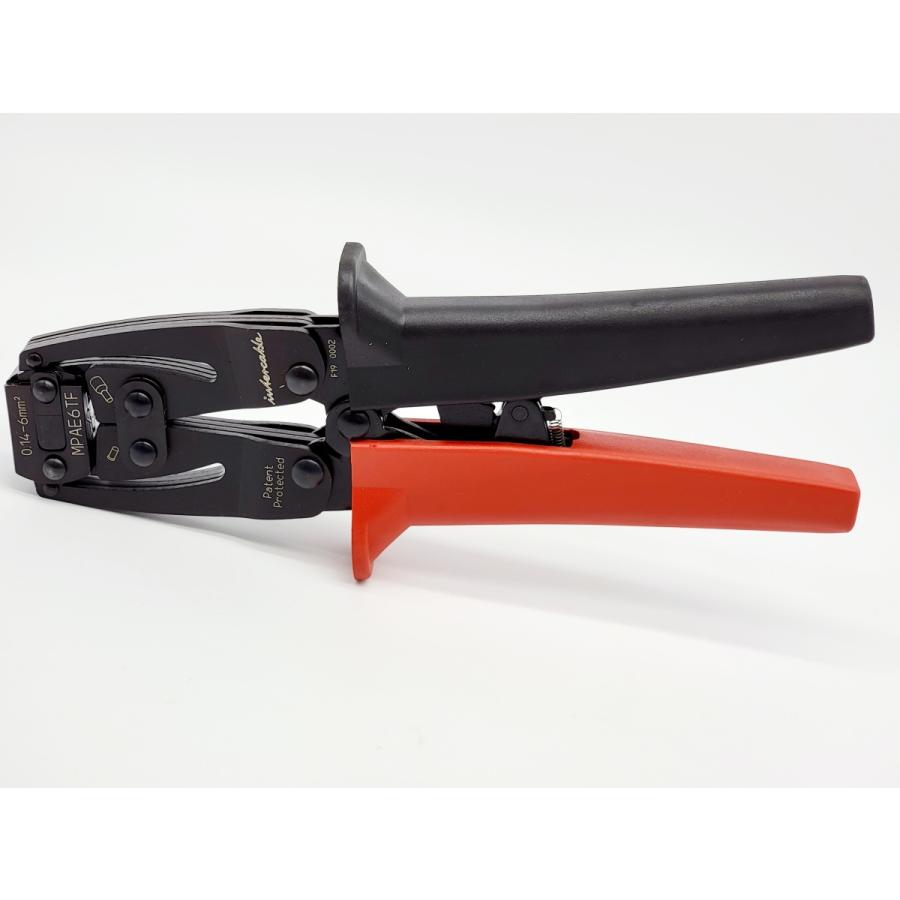 フェルール端子圧着工具オートアジャスト先端圧着 【0.14-6SQ／ツイン2*0.5-2.5SQ】MPAE6TF | 