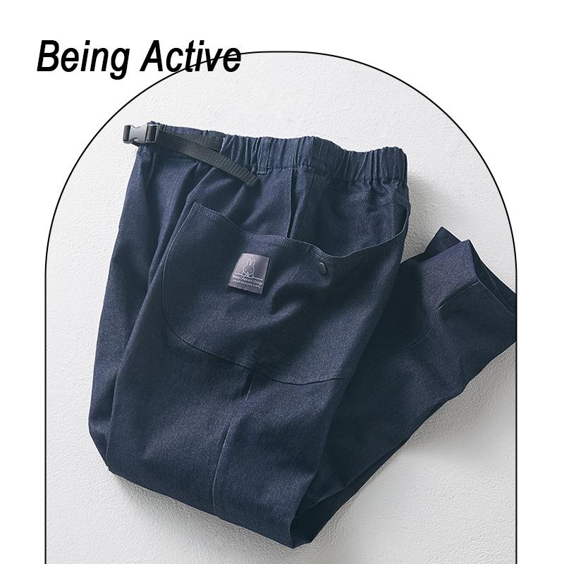 Miffy（ミッフィー） ワイドポケットワークパンツ 95509 レディース