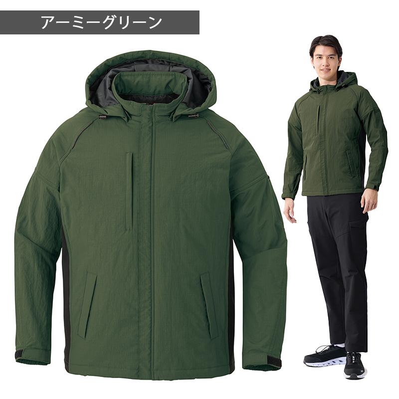アイトス 軽防寒ジャケット AZ50123 (男女兼用) 秋冬 軽撥水 防風 保温