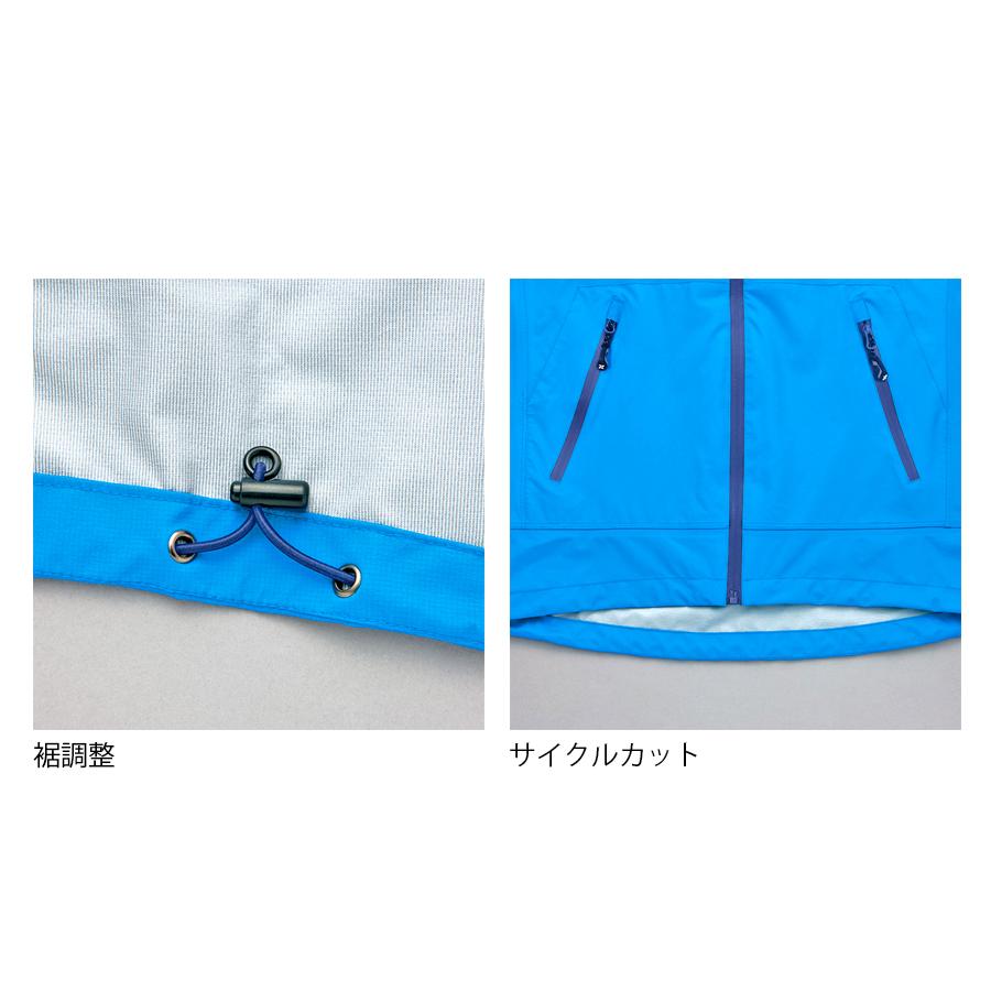 DiAPLEX 全天候型レインジャケット (男女兼用) AZ56317 ディアプレックス レインウェア アウトドア 透湿 防水 撥水 防風【3L、4L、5L、6Lは割増価格】｜minna-work｜08