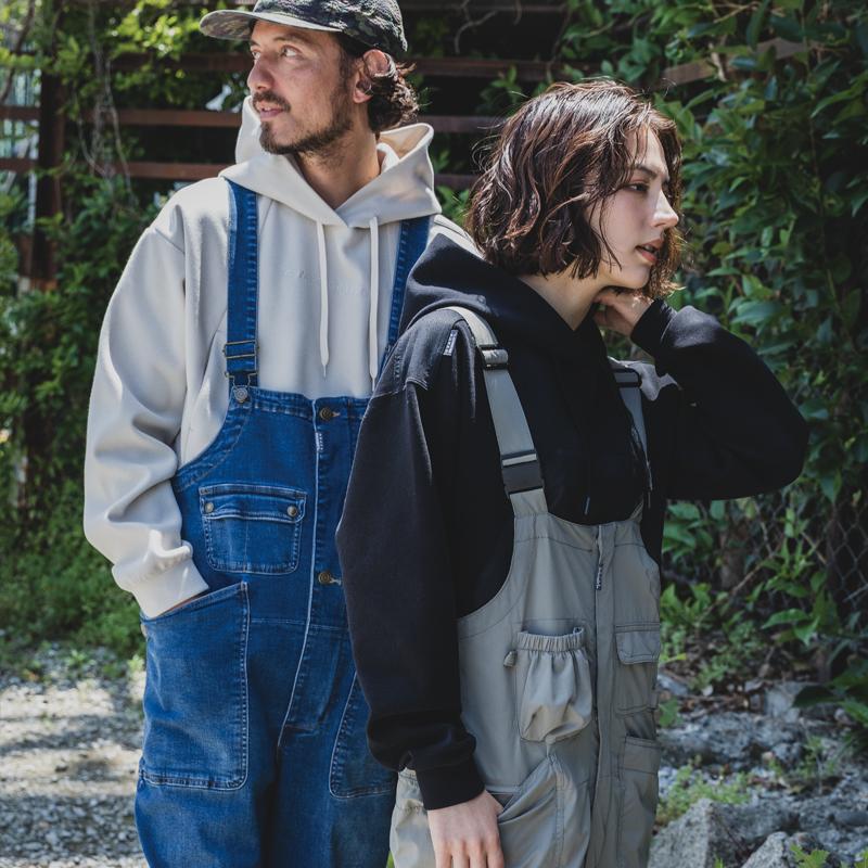 ボーダレスデッキパンツ GE660 (男女兼用) 年間 デニム