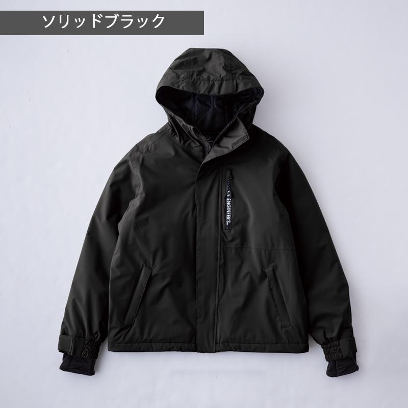 タグ付き ウィンドシェルジャケット 防寒 ソリューション ジャケット 未使用 ブリザードシェルジャケット GE751 (男女兼用) 秋冬 防寒 防水 透湿 S