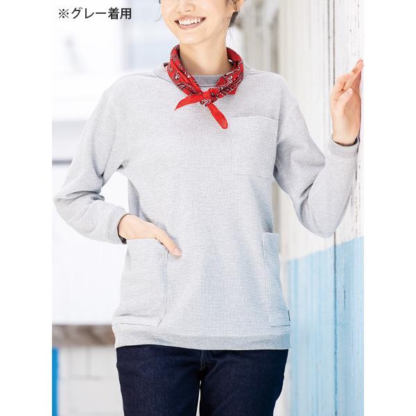 コーコス 5ポケット長袖Tシャツ ワッフル生地 G438 (男女兼用) G