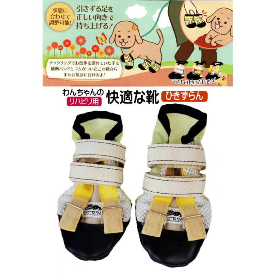 ひきずらん3号4号】犬の靴 わんちゃんの「快適な靴」3号/4号 ナック