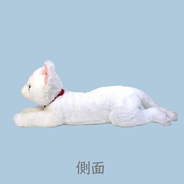 ひざねこ M オッドアイ WH ぬいぐるみ ペット用品 猫用品 オーナー