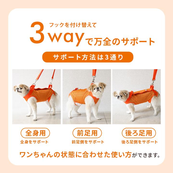 PomPreece（ポンポリース） メッシュ3WAY ケアハーネス プレミアム 2