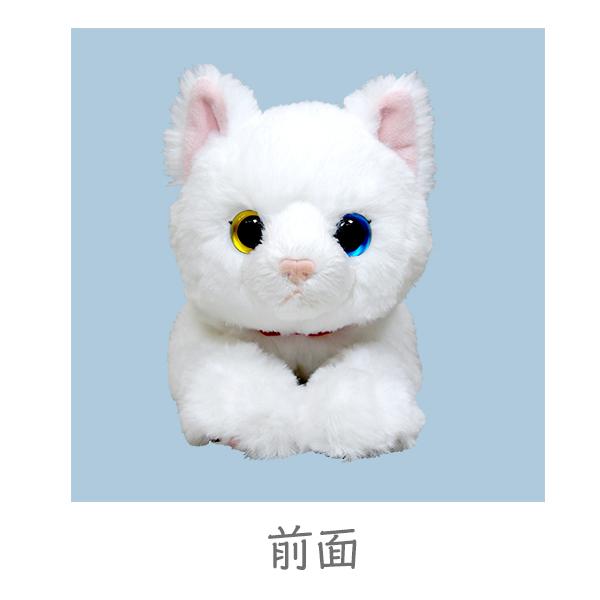 ひざねこ S オッドアイ ホワイト WH ぬいぐるみ ペット用品 猫