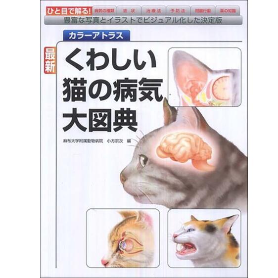 くわしい猫の病気大図典 カラーアトラス sb 本 書籍 ペット 猫 病気