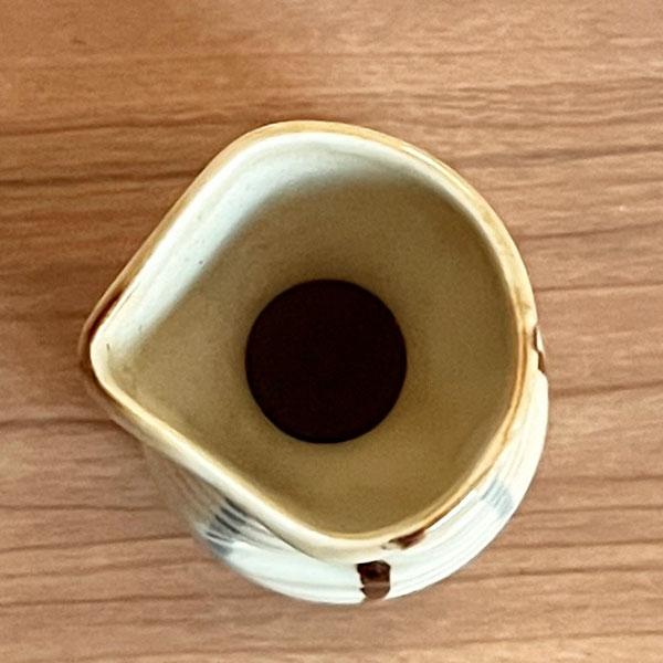 黄瀬戸二色十草小徳利 和食器 徳利・盃 業務用 約5.2cm 在庫処分品
