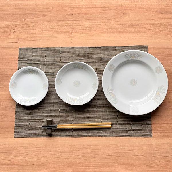 強化磁器　中華食器　遊鳳40.5cm丸大皿 北京 8吋スープ 中華食器 丸皿（M） 業務用 日本製 磁器 約20.7cm 定食