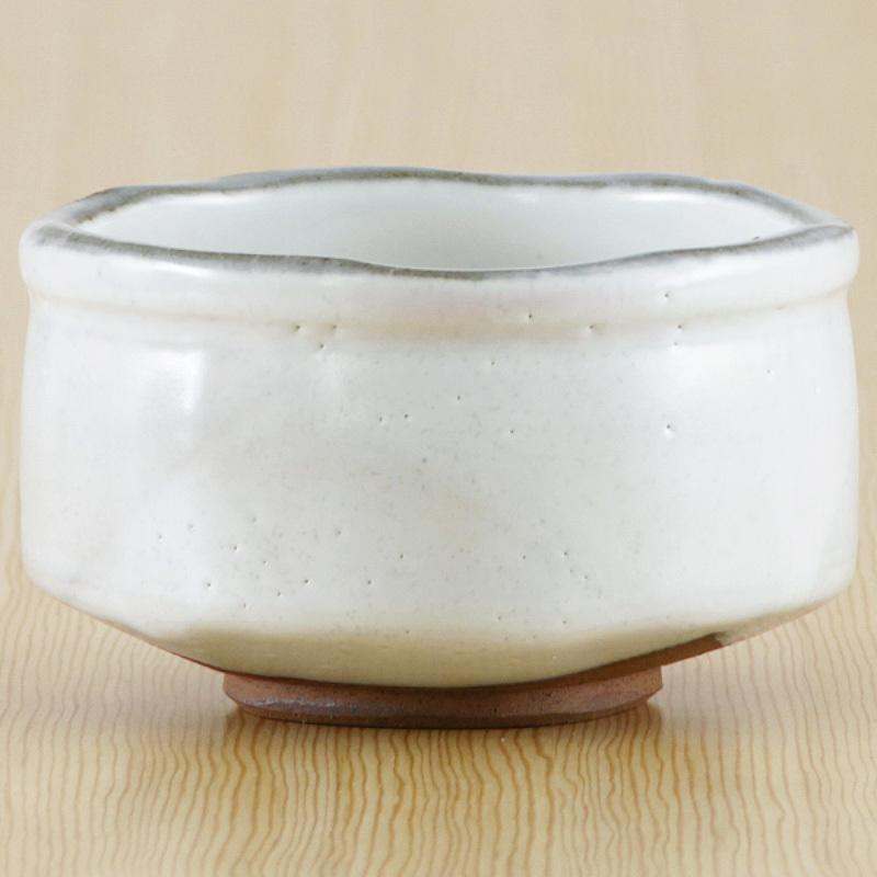 粉引抹茶碗 和食器 抹茶碗 業務用 約12×7.2cm ぜんざい 茶道教室