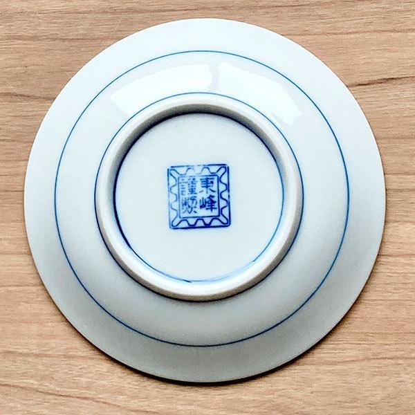 洛陽の牡丹の磁器の皿を手で描いて、中国式の家庭装飾の置物、特色の