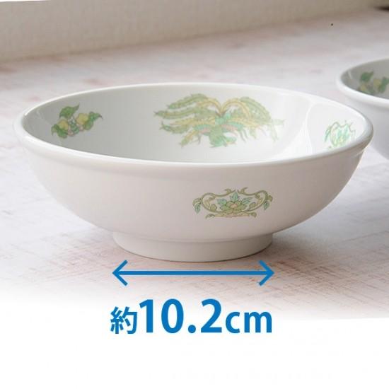 緑鳳龍 7.0玉丼 中華食器 ボール（L） 業務用 日本製 磁器 約21.7cm