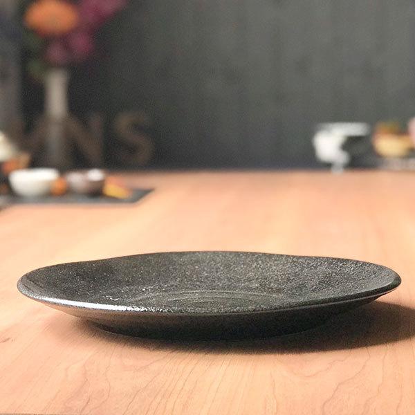 らせんブラック 9寸浅皿 和食器 丸皿(大) 業務用 約27.7cm らせんブラック 9寸浅皿 和食器 丸皿(大) 業務用 約27.7cm