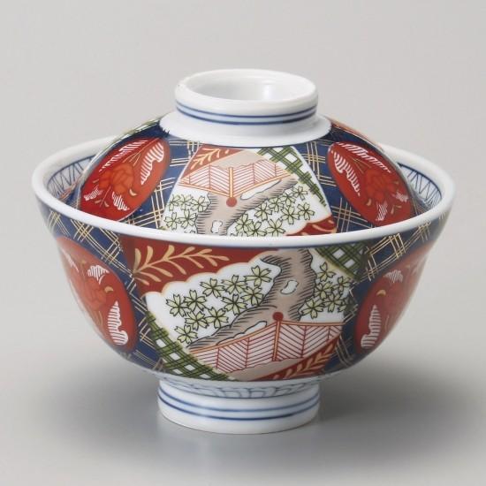 醍醐窯蓋付きどんぶり椀5つ 醍醐窯 蓋付きどんぶり揃 5客 丼ぶり 蓋