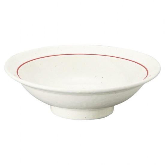 白虎 7.0丸高台皿 中華食器 丸高台皿 業務用 日本製 磁器 白色系 約