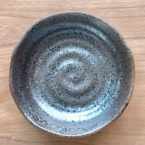 油滴三ッ足千代久 和食器 刺身用千代久 業務用 約9.2cm さしみ用 お