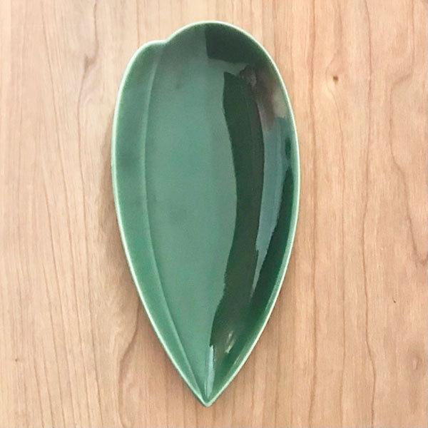 織部笹皿 和食器 フルーツ皿・銘々皿・取皿 業務用 約17cm 和食 和風