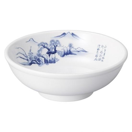 上絵山水 7.0玉丼 中華食器 ボール（L） 業務用 日本製 磁器 約22cm
