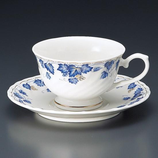 ブルーターフコーヒー碗皿 洋食器 カップ＆ソーサー コーヒー 業務用