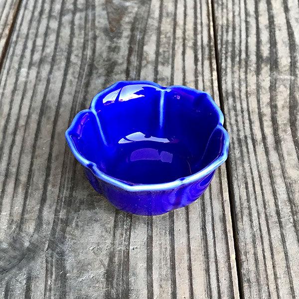 珍味入れ物青 桔梗珍味青 和食器 珍味 業務用 約6.5cm 和食 和風 先付 小鉢 小 ミニ